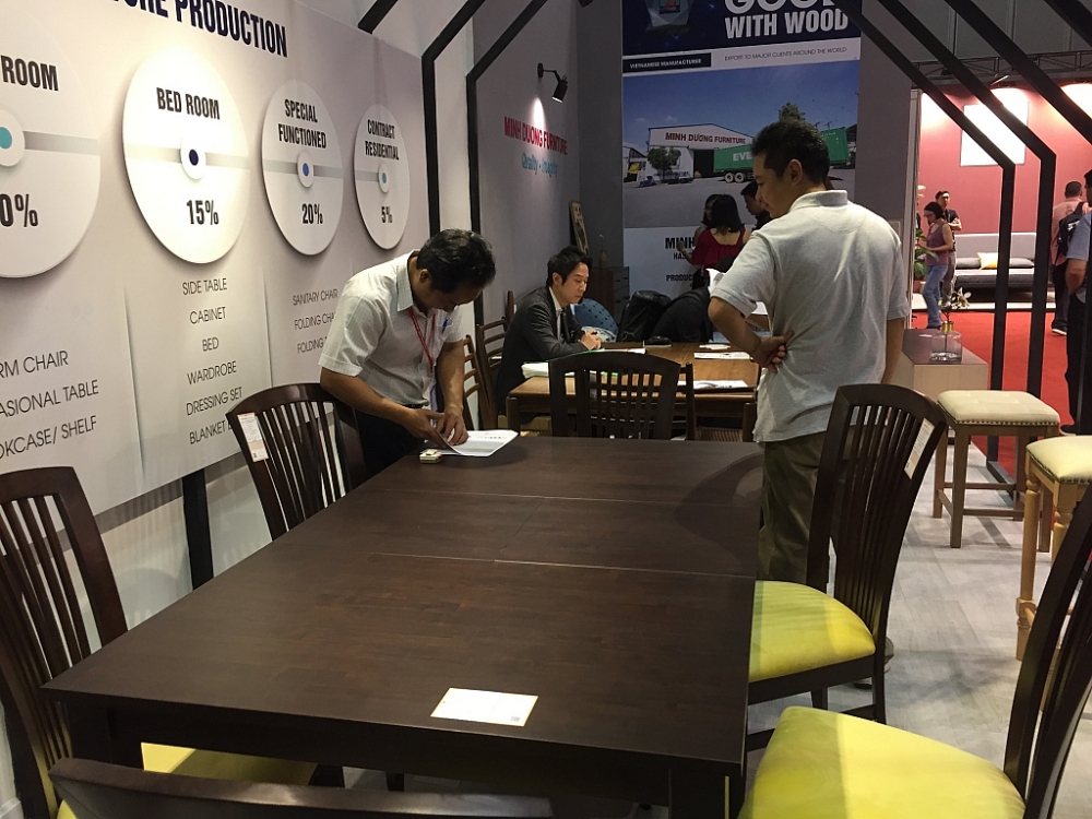 Hàn Quốc là thị trường hấp dẫn đối với các sản phẩm đồ gỗ của Việt Nam. Ảnh: N.H