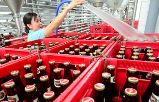 Lượng tiêu thụ của Bia Sài Gòn- Miền Trung giảm gần 12 triệu lít trong quý 1 