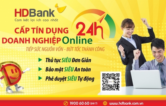 Mở tài khoản, vay online và nhận ưu đãi lãi vay từ HDBank