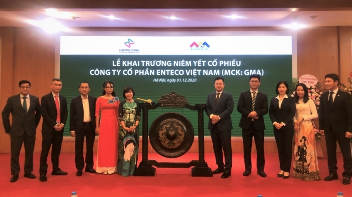 6 triệu cố phiếu CTCP Enteco Việt Nam chính thức lên sàn HNX