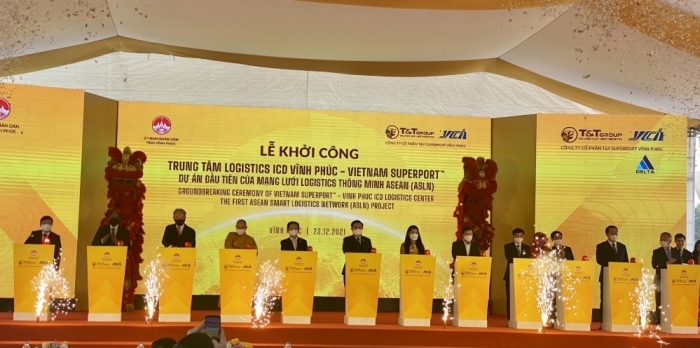 Khởi công "siêu cảng" đầu tiên của mạng lưới logistics thông minh ASEAN