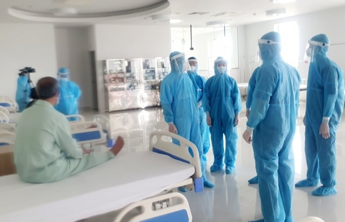 Bệnh viện dã chiến ở Hà Nam vừa tiếp nhận 158 trường hợp F1