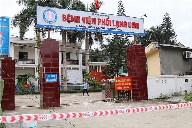 UBND tỉnh Lạng Sơn vừa quyết định phong tỏa bệnh viện này. Ảnh internet.