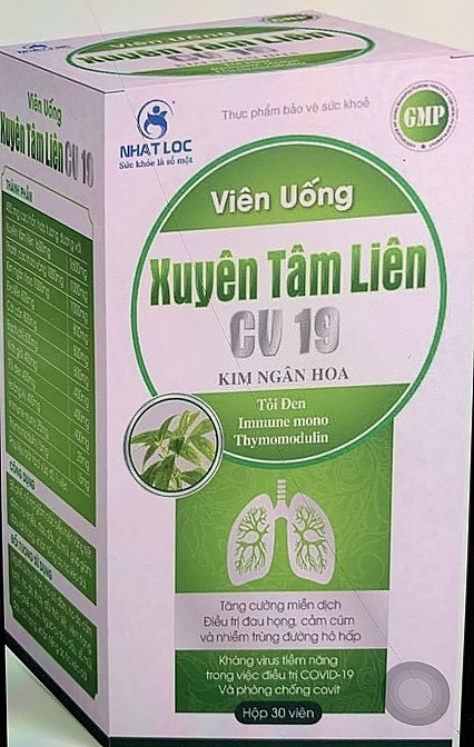 Cảnh báo hai sản phẩm xuyên tâm liên kháng Covid-19 là giả mạo