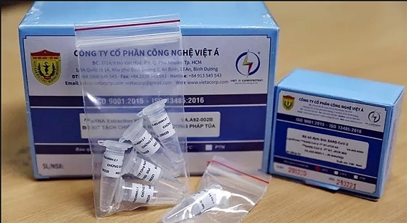 Bộ kit test xét nghiệm Covid-19 của Công ty cổ phần công nghệ Việt Á.