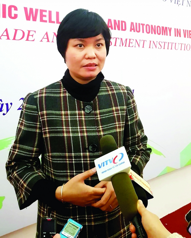 Bà Nguyễn Thị Thu Trang, Giám đốc Trung tâm WTO và Hội nhập - Phòng Thương mại và Công nghiệp Việt Nam (VCCI).