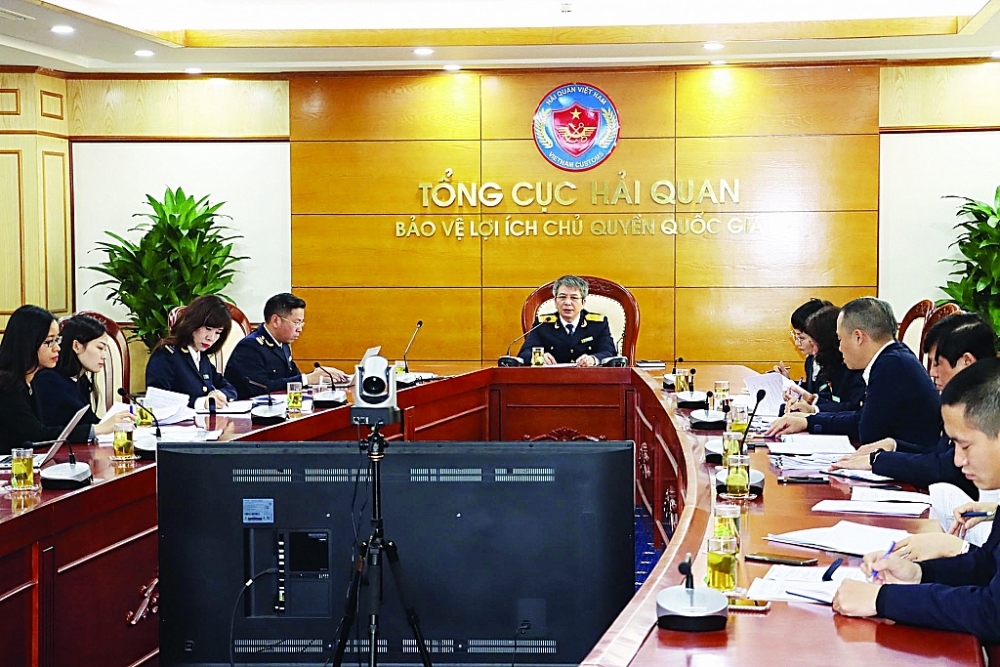 Ngày 19/1/2021, Tổng cục Hải quan tổ chức cuộc họp triển khai Quyết định 38/QĐ-TTg.	 Ảnh: N.Linh
