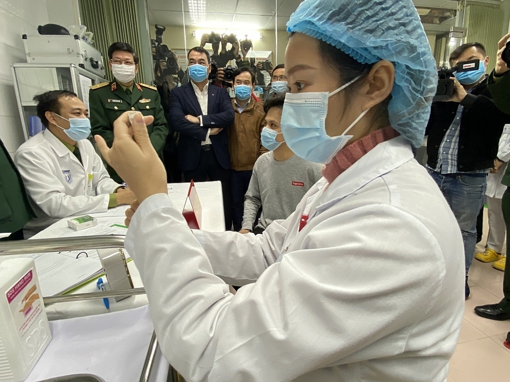 Các vắc xin phòng Covid-19 của Việt Nam đang trong giai đoạn nghiên cứu lâm sàng. 	Ảnh: ST