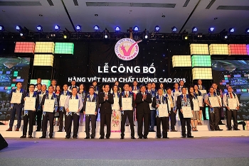 542 doanh nghiệp đạt nhãn hiệu chứng nhận doanh nghiệp hàng Việt Nam chất lượng cao năm 2019