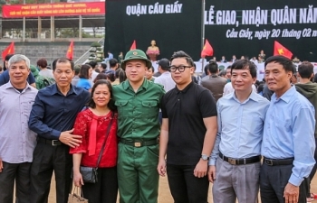 [Photo] Hình ảnh 3.500 thanh niên Hà Nội lên đường nhập ngũ