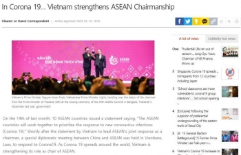 Báo Hàn Quốc: Việt Nam đẩy mạnh vai trò Chủ tịch ASEAN chống Covid-19