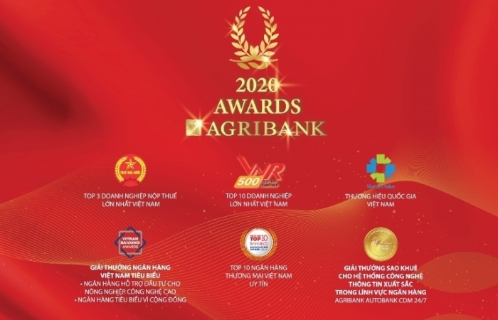 Agribank đạt nhiều giải thưởng quốc tế