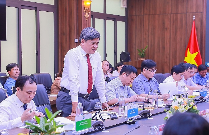 Đồng chí Trần Thanh Nam – Thứ trưởng Bộ Nông nghiệp & Phát triển nông thôn phát biểu tại buổi Lế ký kết Thỏa thuận hợp tác.