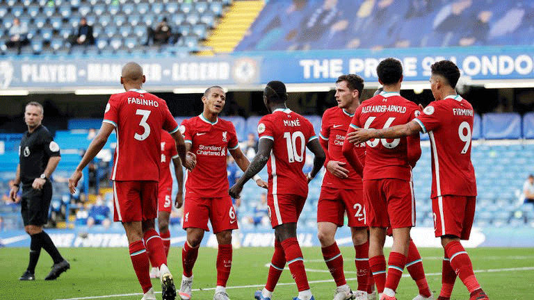 Liverpool thể hiện sức mạnh của mình bằng chiến thắng 2-0 trước Chelsea (Ảnh: Reuters)