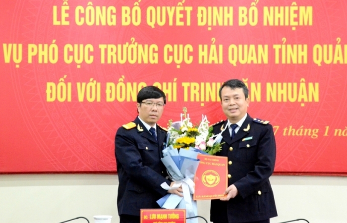 Bổ nhiệm Phó Cục trưởng Cục Hải quan Quảng Ninh