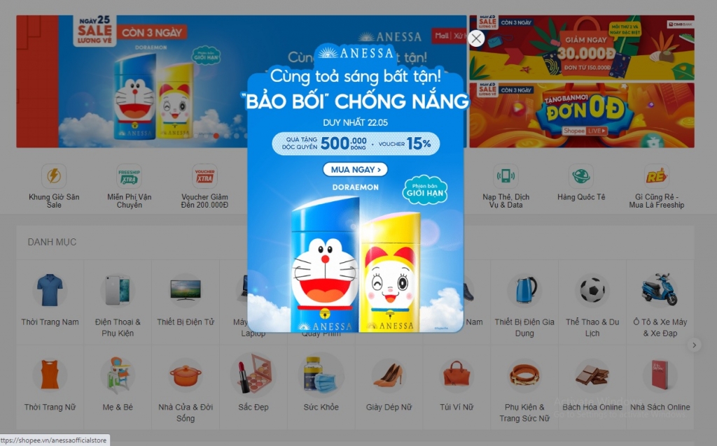 Một Website thương mại điện tử.