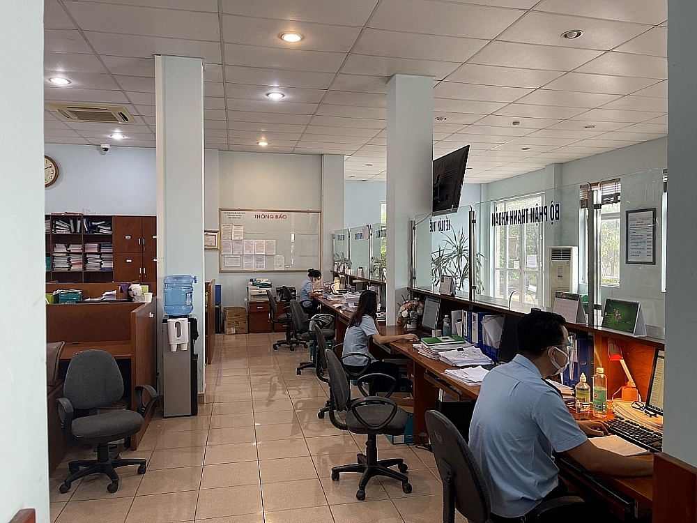Hoạt động nghiệp vụ tại Chi cục Hải quan quản lý các khu công nghiệp Bắc Giang thời điểm cuối tháng 6. 