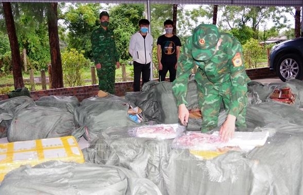 Quảng Ninh: Thu giữ hơn 1,4 tấn thực phẩm đông lạnh nhập lậu