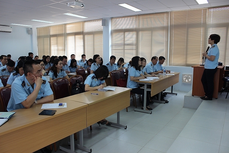Hoạt động giảng dạy tại Trường Hải quan Việt Nam. Ảnh: Hồng Nụ