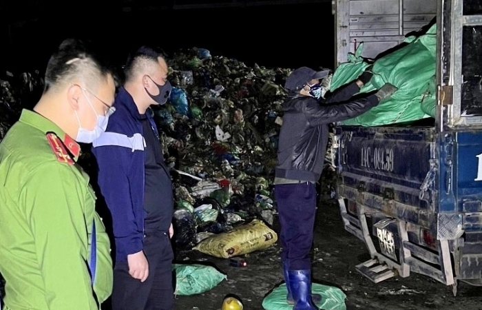Quảng Ninh: Tiêu hủy gần 4,5 tấn chân gà đông lạnh không rõ nguồn gốc