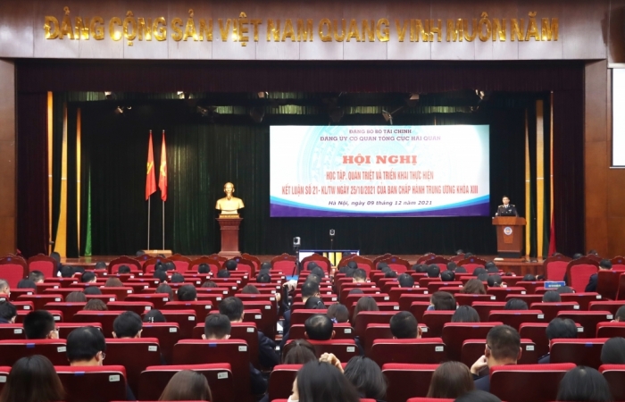 1.300 đảng viên Tổng cục Hải quan quán triệt Kết luận 21 của Ban Chấp hành Trung ương