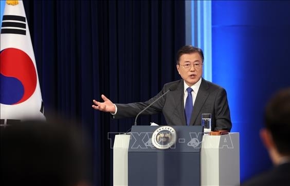 Tổng thống Hàn Quốc sẽ nhấn mạnh vấn đề vaccine trong chuyến thăm Mỹ