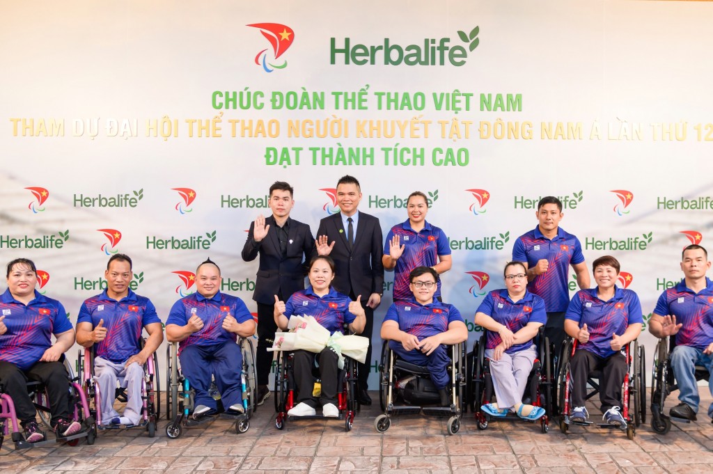 Herbalife Việt Nam đồng hành cùng Hiệp hội Paralympic Việt Nam tổ chức lễ xuất quân  tham dự ASEAN Para Games 2023