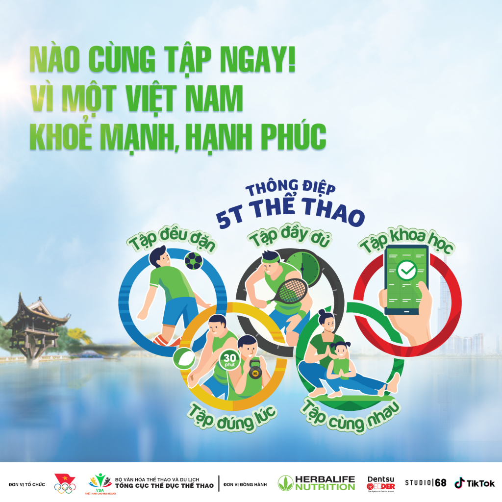 Herbalife Việt Nam đồng hành thực hiện dự án “Nào cùng tập ngay! Vì một Việt Nam khoẻ mạnh, hạnh phúc”