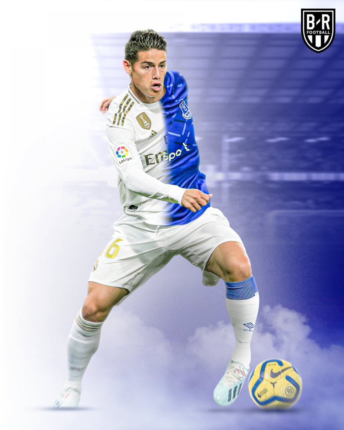 James Rodriguez từ &quot;người thừa&quot; ở Real Madrid trở thành nguồn cảm hứng của Everton./.