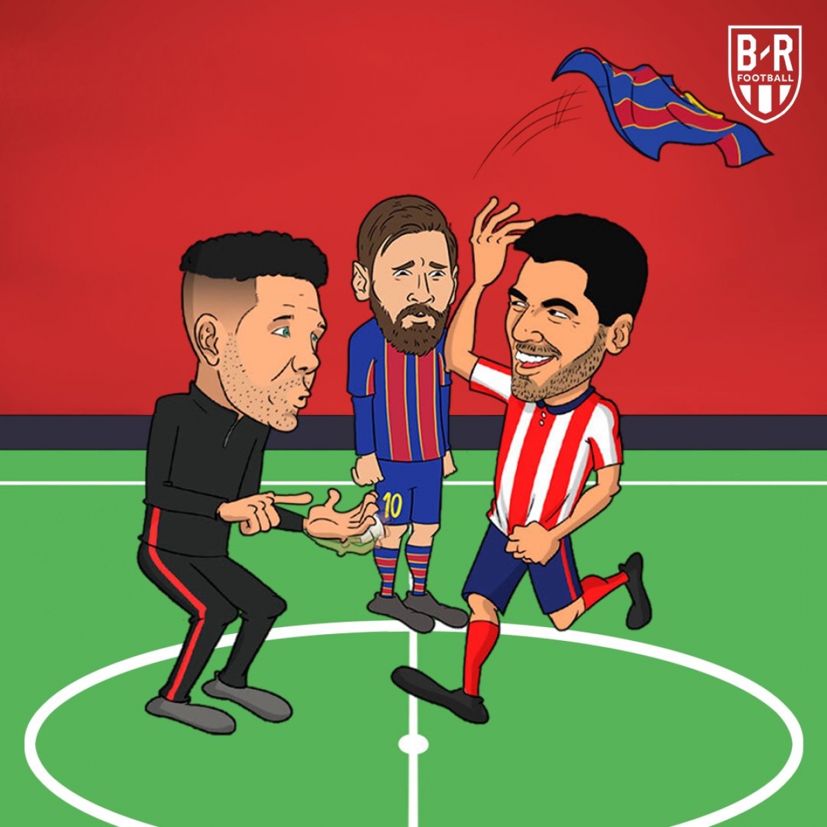 Luis Suarez dứt áo Barca để chuyển tới Atletico Madrid.