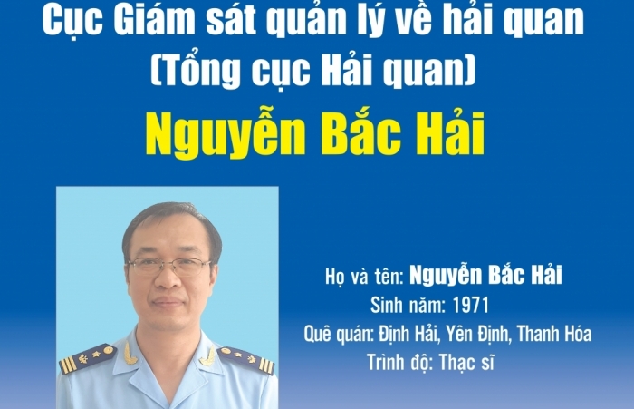 Infographics: Quá trình công tác của ông Nguyễn Bắc Hải, Phó Cục trưởng Cục GSQL về hải quan
