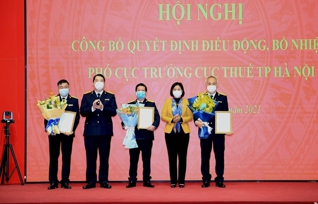Cục Thuế Hà Nội có 3 tân Phó Cục trưởng