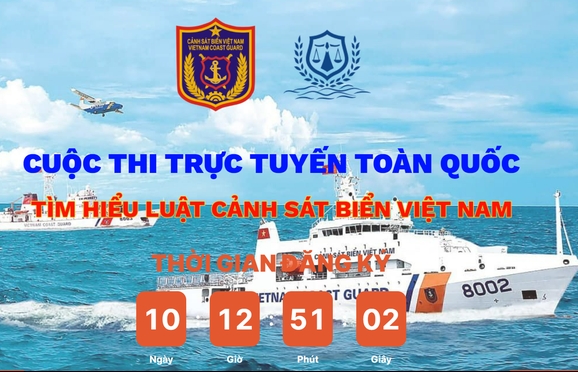 Chính thức phát động Cuộc thi trực tuyến toàn quốc “Tìm hiểu Luật Cảnh sát biển Việt Nam”