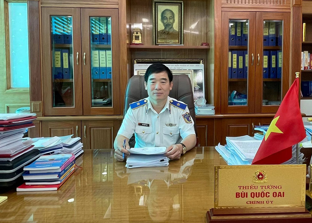 Thiếu tướng Bùi Quốc Oai, Chính ủy Cảnh sát biển Việt Nam.