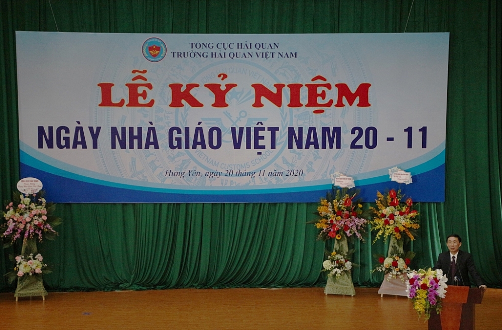 Phó Tổng cục trưởng Hoàng Việt Cường phát biểu chỉ đạo tại lễ kỷ niệm. Ảnh: Ngô Dũng