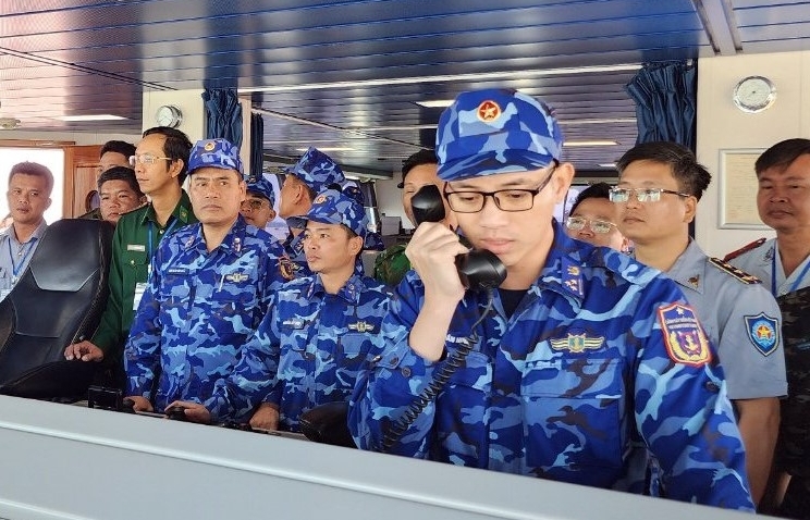 Cảnh sát biển Việt Nam - Trung Quốc thực hiện tuần tra liên hợp trên vùng biển Vịnh Bắc Bộ