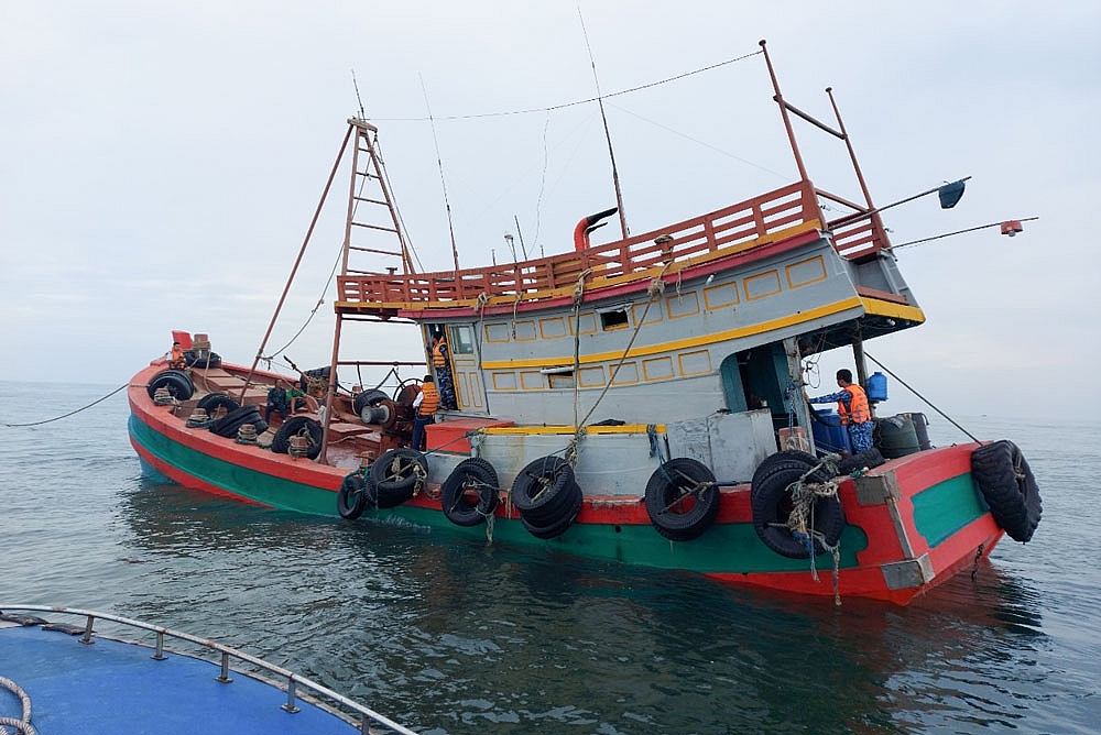 Tàu Thanh Dân. Ảnh: CBS