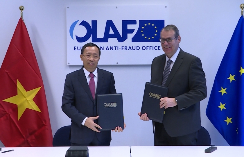 Hải quan Việt Nam và OLAF ký Thỏa thuận hợp tác hành chính trong lĩnh vực hải quan