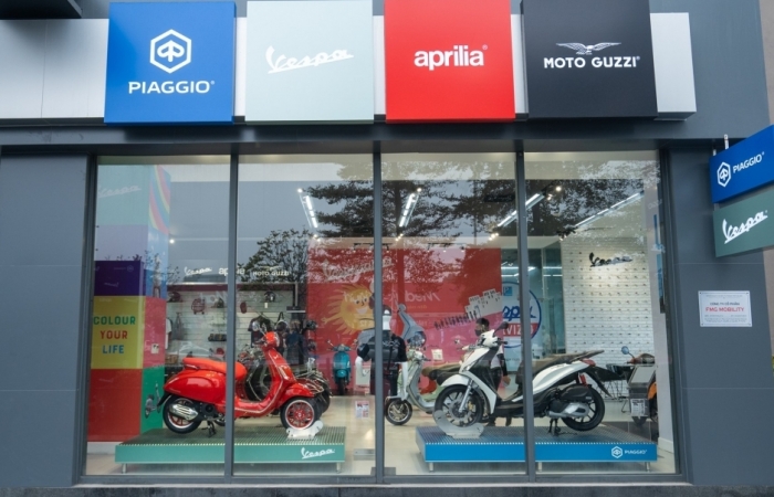 Khai trương Motoplex Hà Nội, Việt Nam có thêm cửa hàng 4 thương hiệu của Piaggio