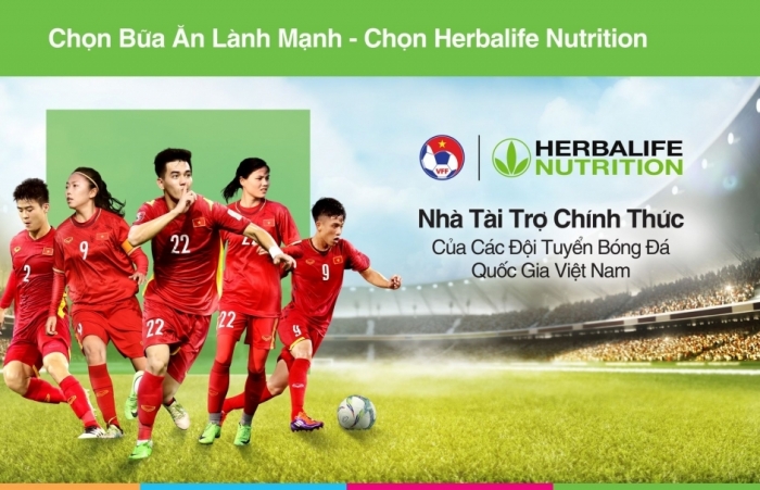 Herbalife Việt Nam trở thành Nhà Tài trợ chính thức của đội tuyển Bóng đá Việt Nam
