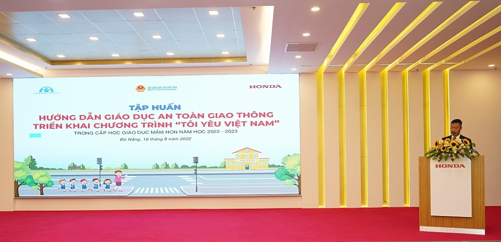Honda Việt Nam tổ chức tập huấn Hướng dẫn giáo dục an toàn giao thông