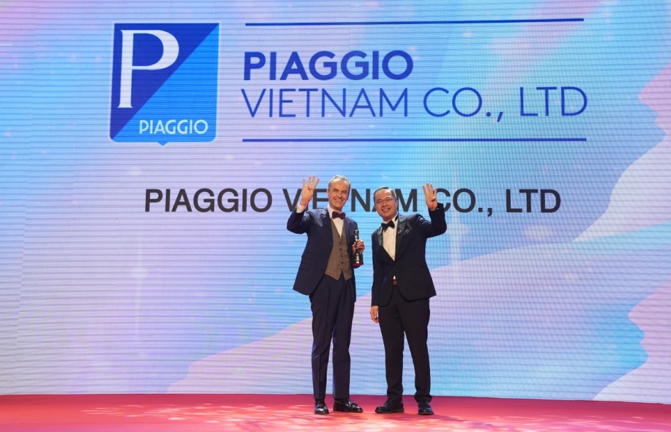Piaggio Việt Nam: 4 năm liên tiếp  là “Nơi làm việc tốt nhất châu Á”
