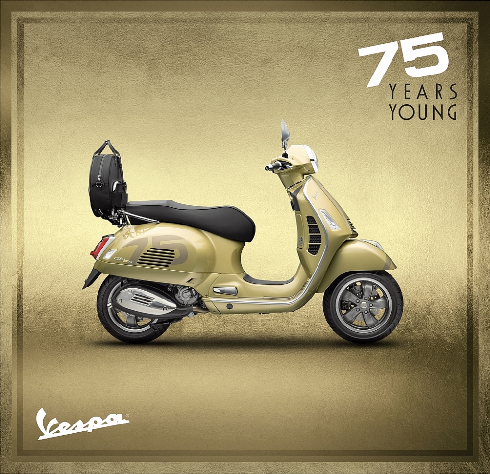 Huyền thoại Vespa 75 năm với 19 triệu xe Huyền thoại Vespa 75 năm với 19 triệu xe