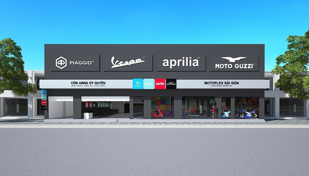 Cùng với Piaggio, Vespa, Piaggio Việt Nam phân phối thêm 2 thương hiệu xe máy lớn là Aprilia và Moto Guzzi