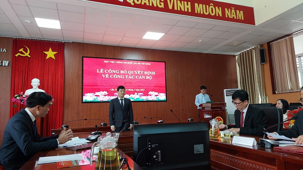 Bổ nhiệm PGS, TS Nguyễn Xuân Phong giữ chức Phó Giám đốc Học viện Chính trị khu vực IV