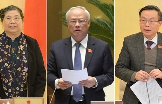 Quốc hội miễn nhiệm 3 Phó Chủ tịch Quốc hội