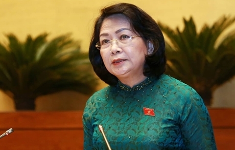 Trình miễn nhiệm Phó Chủ tịch nước Đặng Thị Ngọc Thịnh