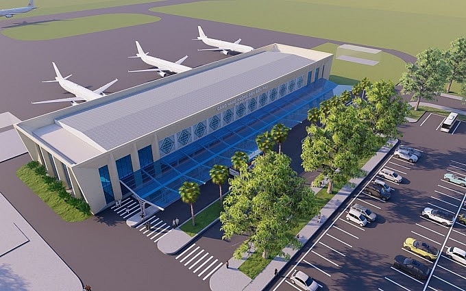 Hình ảnh mô phỏng Dự án đầu tư xây dựng mở rộng Cảng hàng không Điện Biên