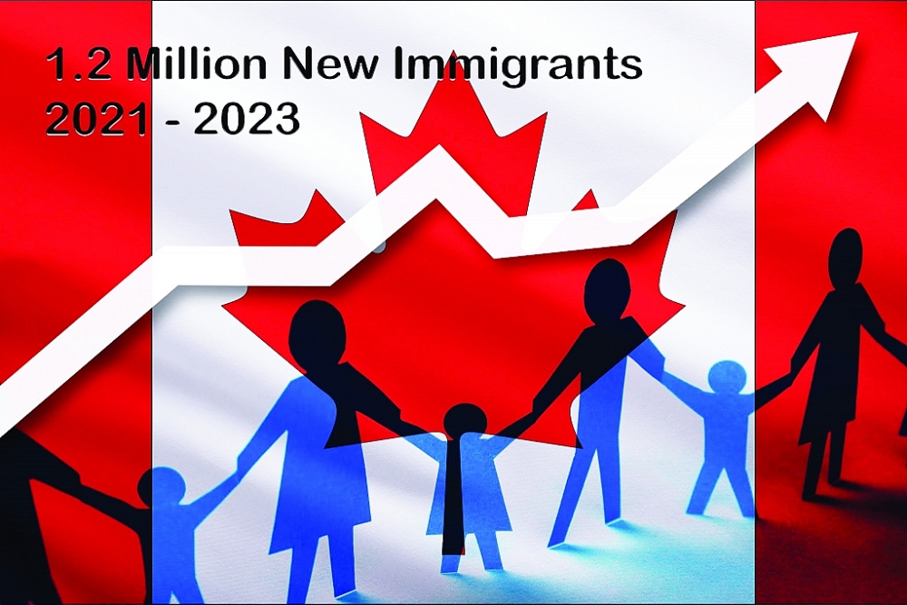 Canada có thêm 1,2 triệu người nhập cư từ năm 2021 đến nay.