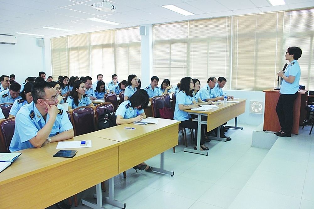 Hoạt động giảng dạy tại Trường Hải quan Việt Nam. 	Ảnh: Hồng Nụ